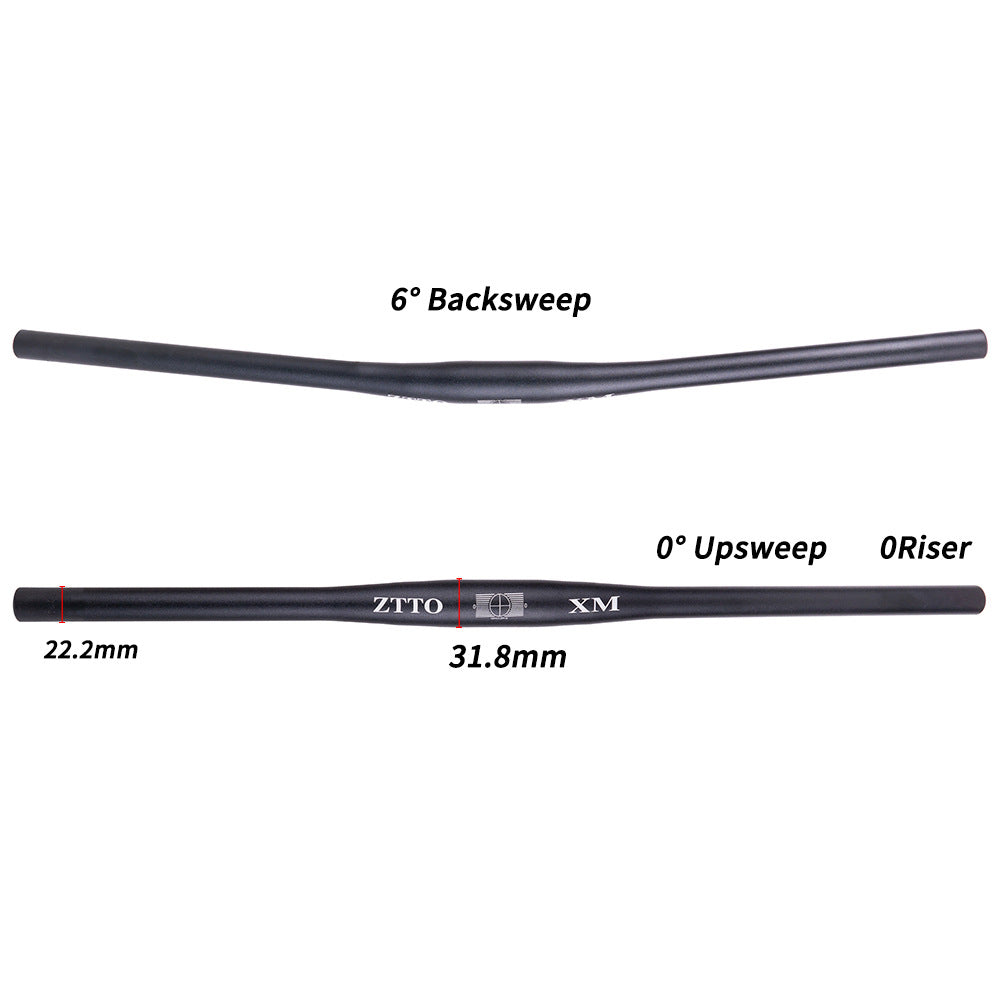 ZTTO 31.8mm x 720mm / 780mm Aluminum Alloy Bicycle Handlebar MTB Bike Straight Bar ZTTO 31.8mm x 720mm / 780mm Aluminum Alloy Bicycle Handlebar MTB Bike Straight Bar